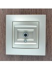 Розетка ELBI ZENA Silverline титан TV без рамки ( 609-011400-273 )