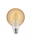 Світлодіодна лампа FILAMENT RUSTIC GLOBE-6 6W E27 2200К HOROZ ELECTRIC 001-030-0006-010