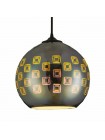 Світильник підвісний SPECTRUM Е27 3D-ефект круглий хром HOROZ ELECTRIC 021-005-0001-010