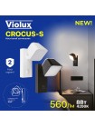 Світильник настінний Violux CROCUS-S 8W 4200K 560Lm IP20 чорний ( 550111 )