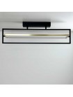 Світильник LED smart PRADA+пульт 60W 3000-5000K IP20 прямокутник чорно-золотий Violux ( 220725 )