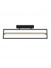 Світильник LED smart PRADA+пульт 60W 3000-5000K IP20 прямокутник чорно-золотий Violux ( 220725 )