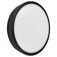 Світильник LED Violux ДББ RODOS круг 24W 5000K IP20 чорний ( 330141 )