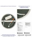 Світильник LED Violux ДББ RODOS круг 24W 5000K IP20 чорний ( 330141 )