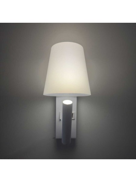 Світильник настінний Violux UMBRELLA USB+TYPE-C VIOLUX 3W 4200K IP20 білий ( 552024 )