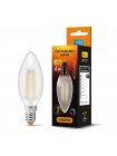 LED лампа VIDEX Filament C37FMD 4W E14 4100K дімерна