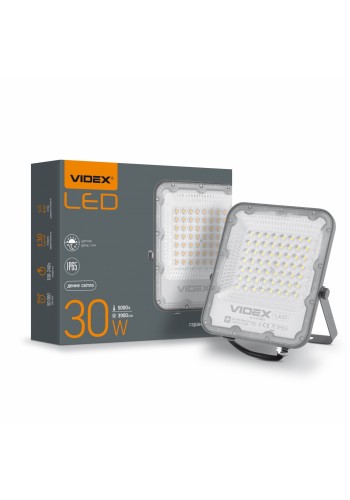 LED прожектор VIDEX PREMIUM F2 30W 5000K День-ніч VL-F2-305G-N - 299914