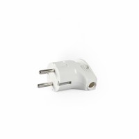 Вилка мережева з/з кутова 16А біла TITANUM STANDARD TF-PL216G-W - 484008