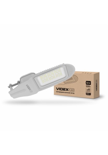 LED вуличний ліхтар VIDEX 50W 5000K Сірий VL-SL06-505 - 296524
