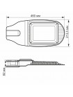 LED вуличний ліхтар VIDEX 50W 5000K Сірий VL-SL06-505 - 296524