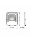 LED прожектор PREMIUM VIDEX F2 30W 5000K AC/DC12-48V VL-F2-305G-12V - 299617