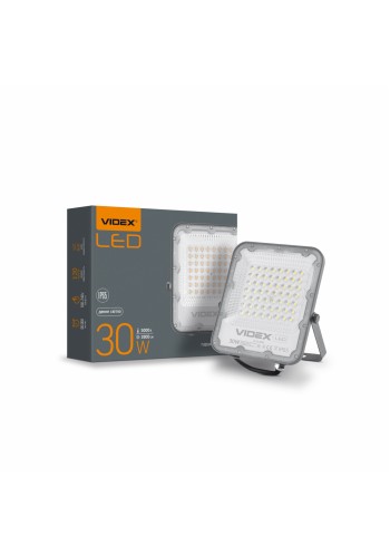 LED прожектор PREMIUM VIDEX F2 30W 5000K VL-F2-305G - 299624