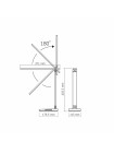 LED лампа настiльна з бездротовою зарядкою VIDEX VL-TF17B 18W 1800-6500K VL-TF17B - 484046