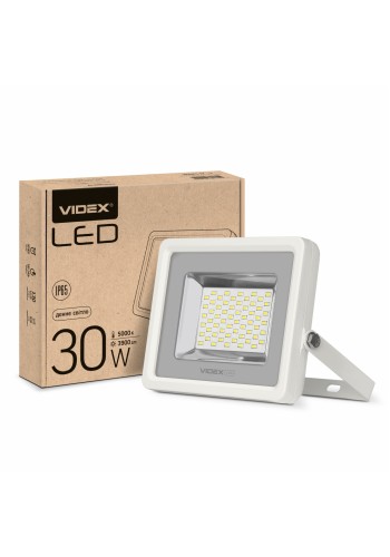 LED прожектор VIDEX PREMIUM 30W 5000K белый