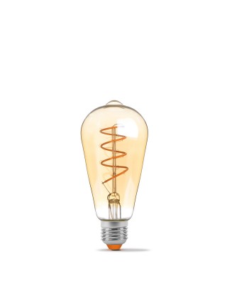 LED лампа VIDEX Filament ST64FASD 5W E27 2200K дімерна бронза VL-ST64FASD-05272 - 297743