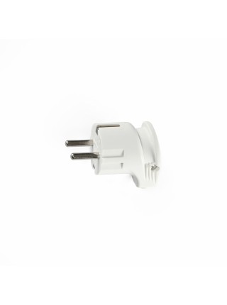 Вилка мережева з/з кутова 16А біла TITANUM STANDARD TF-PL216G-W - 484008