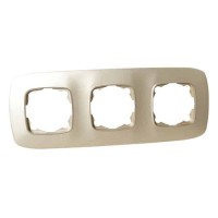 Рамка 3-на золото ELA HOROZ ELECTRIC 
112-007-0013-030