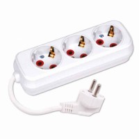 Подовжувач 3 гнізда 5 М з заземленням HOROZ ELECTRIC 
200-305-301