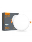 LED світильник безрамковий круглий VIDEX VLE-DLFR-244 24W 4000K 220V VLE-DLFR-244 - 540800