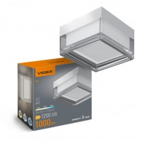 LED світильник IP65 квадратний VIDEX BHD02 9W 2800-4000-6000K White VL-BHD02-09CWW - 487801