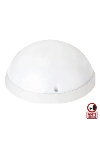 Світильник пластиковий Акуа Опал Повний Місяць LED 12W з датчиком руху білий HOROZ ELECTRIC 400-415-115
