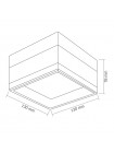 LED світильник IP65 квадратний VIDEX BHD02 9W 2800-4000-6000K White VL-BHD02-09CWW - 487801