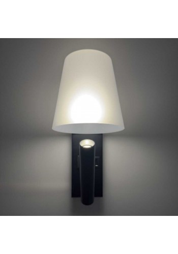 Світильник настінний Violux UMBRELLA USB+TYPE-C VIOLUX 3W 4200K IP20 чорний ( 552123 )