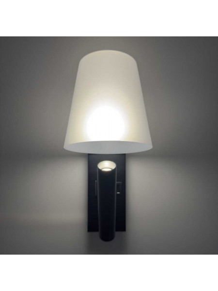 Світильник настінний Violux UMBRELLA USB+TYPE-C VIOLUX 3W 4200K IP20 чорний ( 552123 )