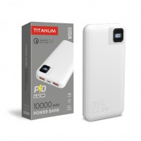Повербанк 10000mAh TITANUM WQ55 22.5W White TPB-WQ55-W - 486514