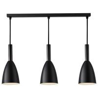 Світильник HOPFEN LOFT BELL FM 3 BK (E27, max 3 x 40W)