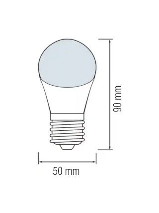 Світлодіодна лампа SPECTRA 3W E27 6400K HOROZ ELECTRIC 
001-017-0003-050