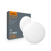 LED Світильник аварійний накладний VIDEX VL-CLR-EM200-2 20W 5000K 220V VL-CLR-EM200-2 - 486705