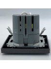 Розетка EL-BI VEGA антрацит матовий 1-на з/з + 2USB (Type C+A) ( 510-016700-334 )