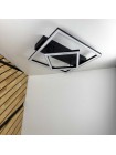 Світильник LED smart KENZO-S+пульт 100W 3000-5000K IP20 квадрат чорний Violux ( 220685 )