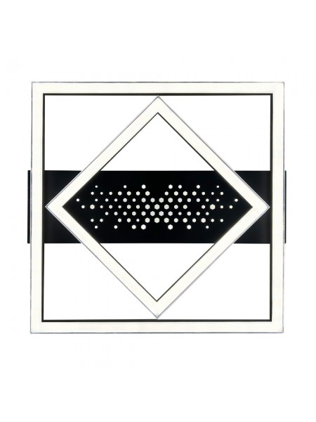 Світильник LED smart KENZO-S+пульт 100W 3000-5000K IP20 квадрат чорний Violux ( 220685 )