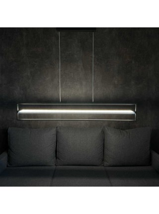 Світильник LED smart PRADA-P+пульт 90W 3000-5000K IP20 прямокутник чорно-білий Violux ( 220735 )