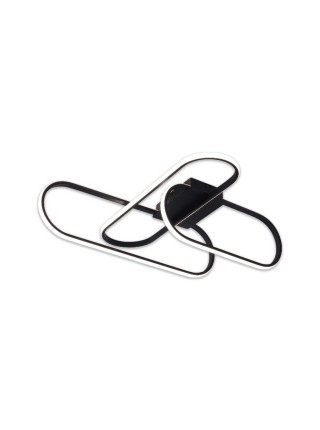 Світильник LED smart SKYLER-3D +пульт 90W 3000-5000K IP20 чорний Violux ( 220875 )
