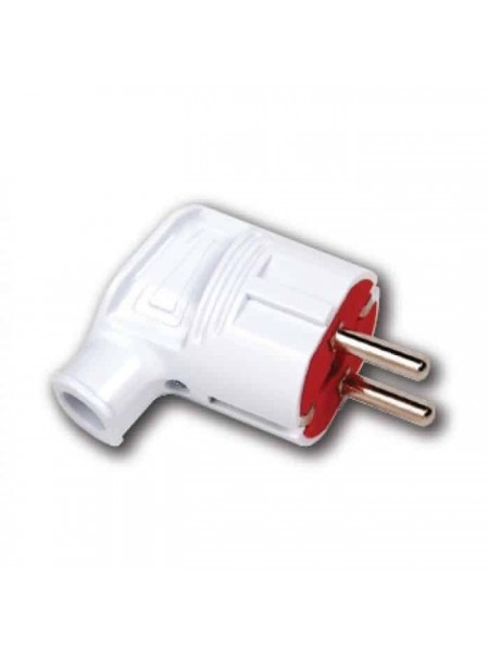 Вилка кутова з заземленням HOROZ ELECTRIC 
300-000-704
