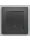 Вимикач EL-BI VEGA антрацит матовий 1-кл прохідний ( 510-016700-209 )