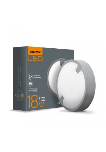 LED світильник IP65 круглий VIDEX 18W 5000K сенсорний VL-BH12R-185-S - 299174