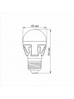 LED лампа VIDEX PREMIUM G45 7W E27 4100K