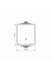 IP65 Вимикач зовнішній одноклавішний прохідний сірий VIDEX BINERA VF-BNW11P-G - 298528