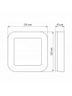 LED світильник ART IP65 квадратний VIDEX 30W 5000K VL-BHFS-305 - 299143