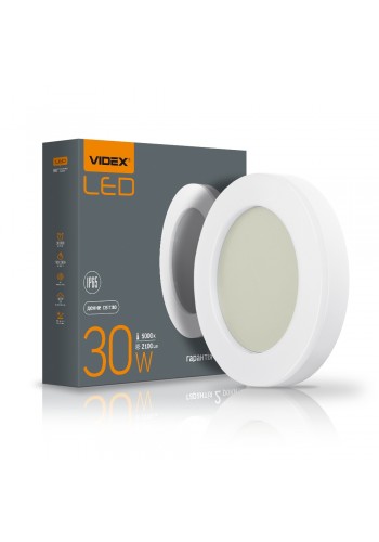 LED світильник ART IP65 круглий VIDEX 30W 5000K VL-BHFR-305 - 299150