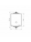 IP65 Кнопка дзвінка сіра VIDEX BINERA VF-BNW11DB-G - 298986
