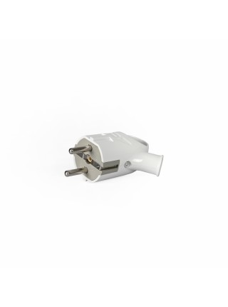 Вилка мережева з/з кутова 16А з ручкою біла TITANUM STANDARD TF-PL316G-W - 484015
