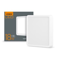 LED Світильник накладний квадрат VIDEX 18W 5000K White VL-DLSS-185 - 294100