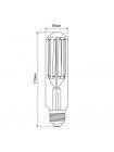 LED лампа VIDEX Filament T38F 24W E27 5000K VL-T38F-24275 - 486880
