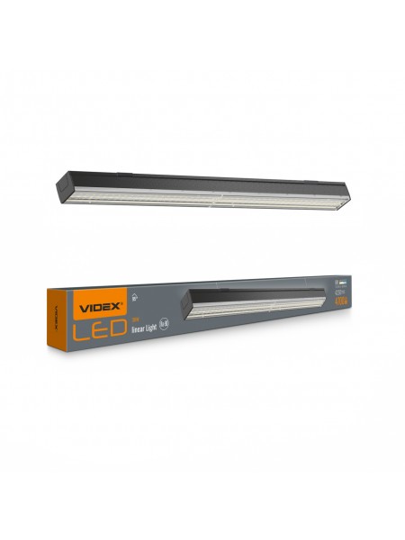 LED світильник лінійний VIDEX BN03 30W 0.6М 5000K 220V Black VL-BN03-30065B - 487122