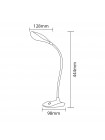 Світильник настільний LED ASLI 9W білий HOROZ ELECTRIC 049-035-0009-010